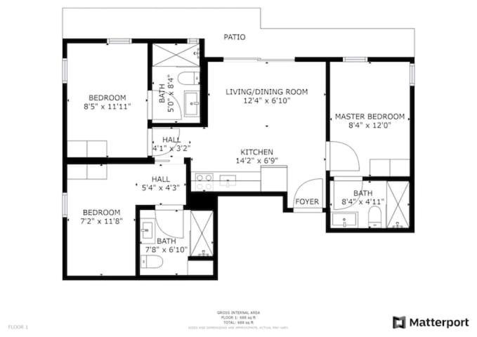 Aerie Apartments Miami Szoba fotó